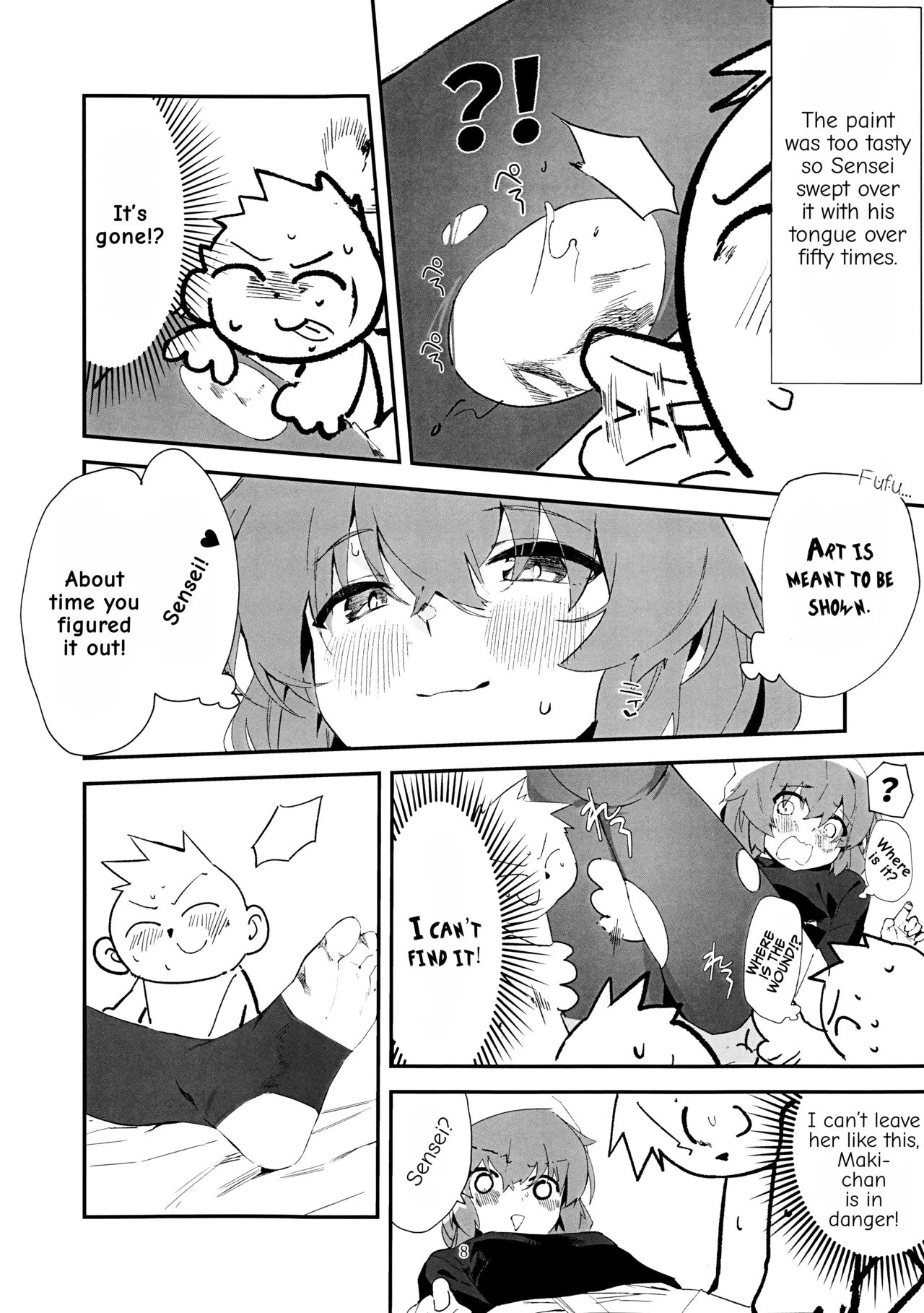 Hentai Manga Comic-Maki was bitten by a snake!?-Read-7